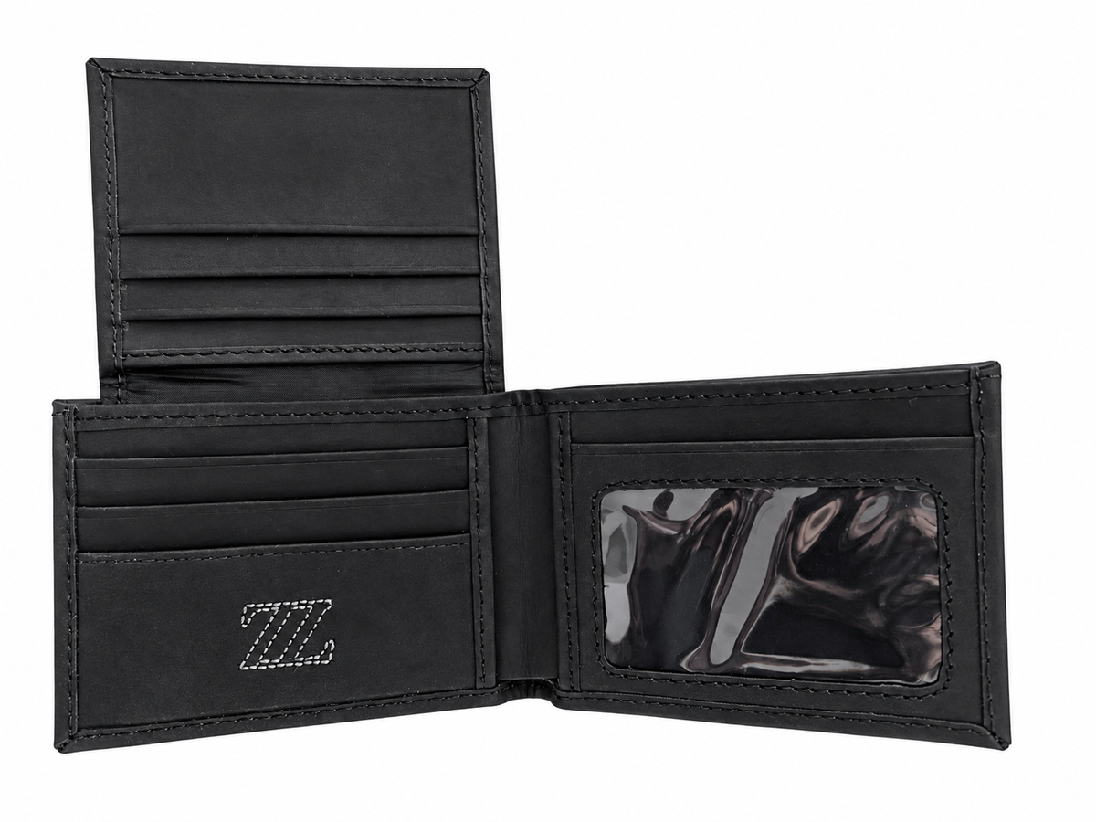 Cartera de Piel Negra para Caballero