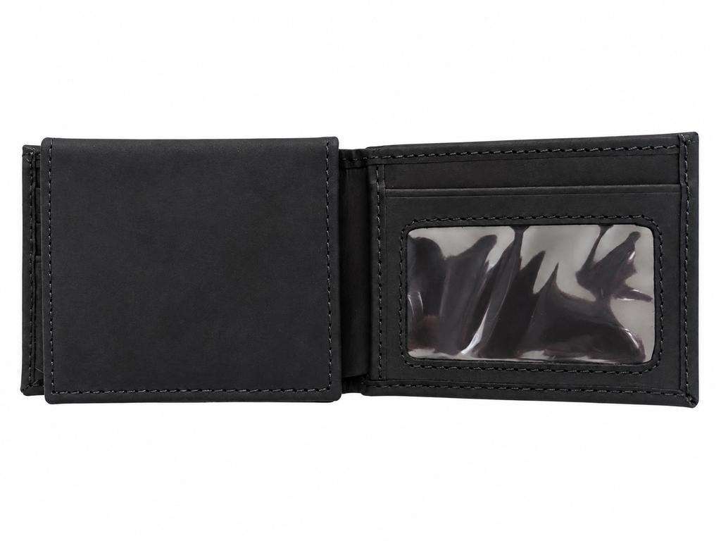 Cartera de Piel Negra para Caballero