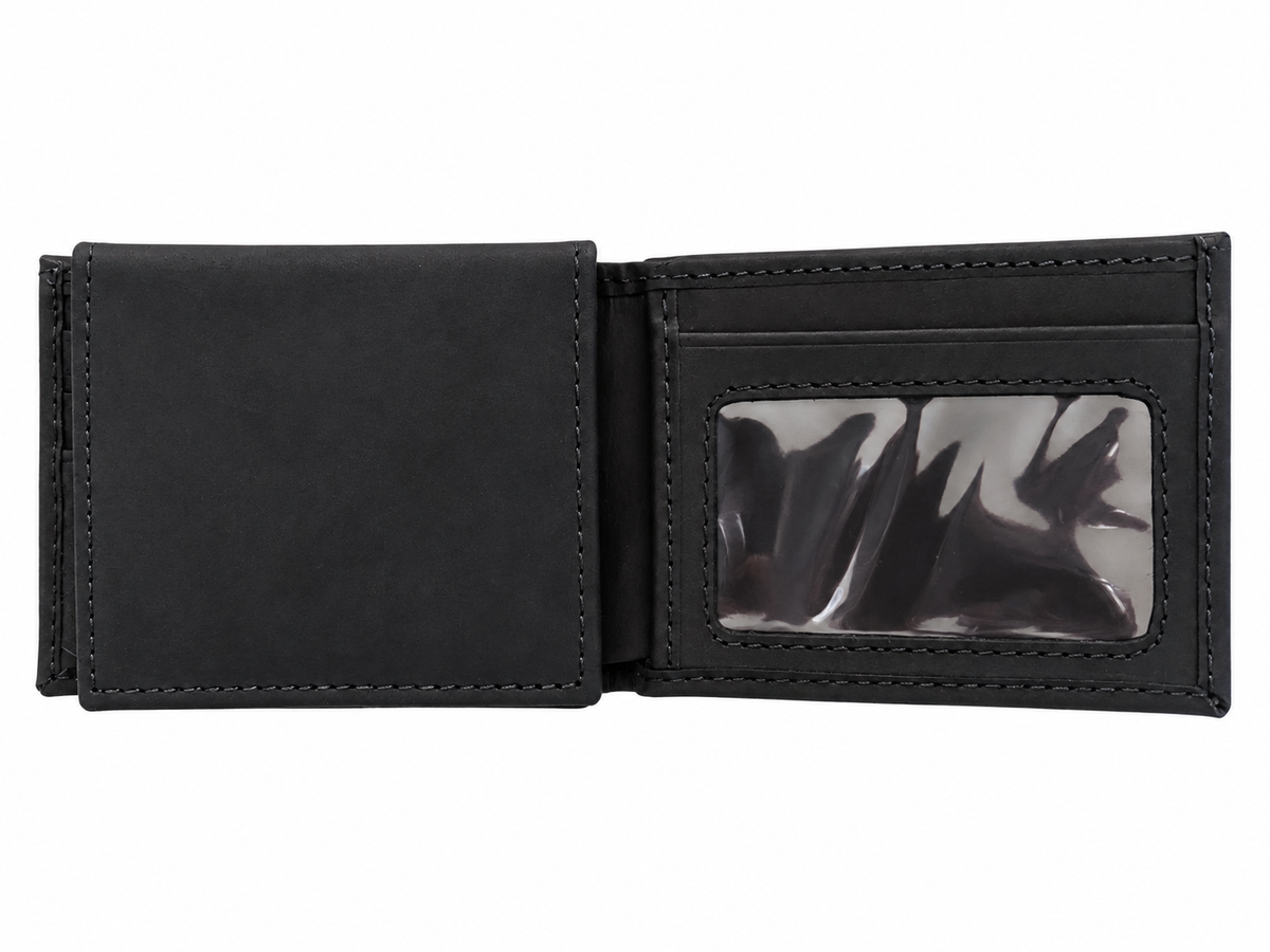 Cartera de Piel Negra para Caballero