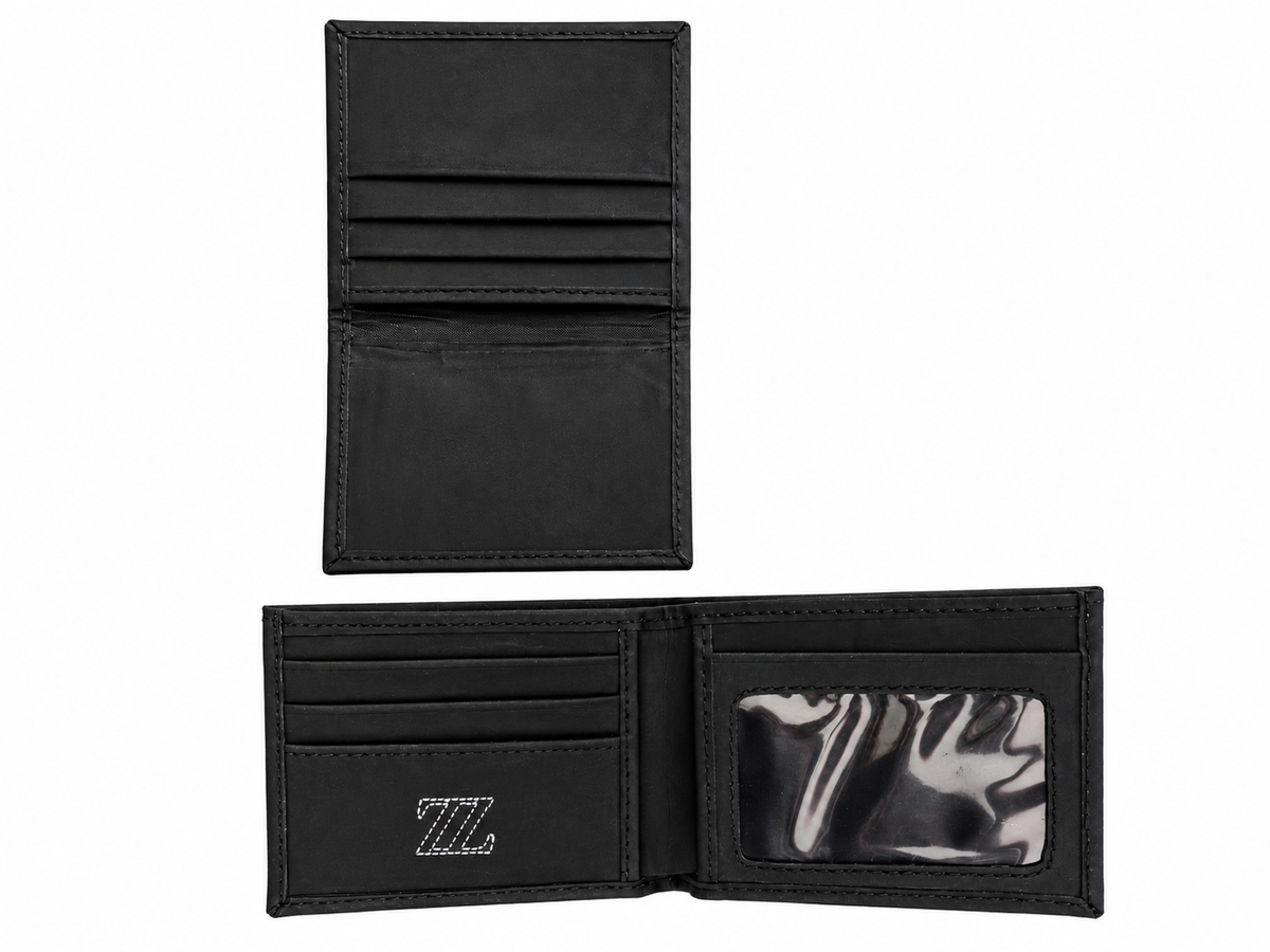Cartera de Piel Negra para Caballero