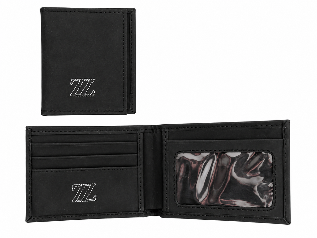 Cartera de Piel Negra para Caballero
