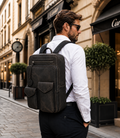 Mochila de Piel Negra