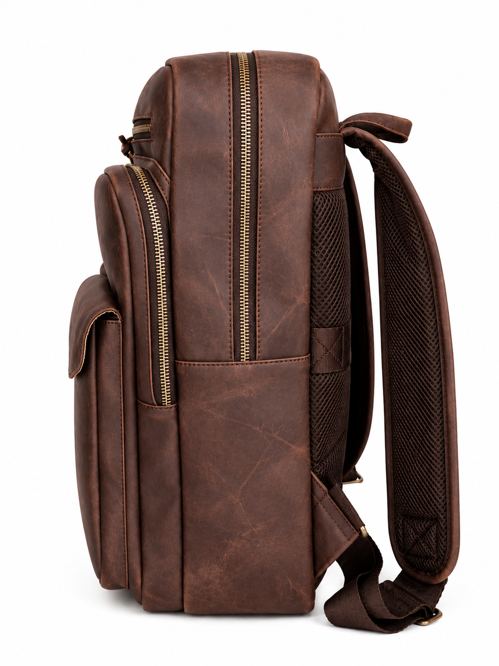 Mochila de Piel Café